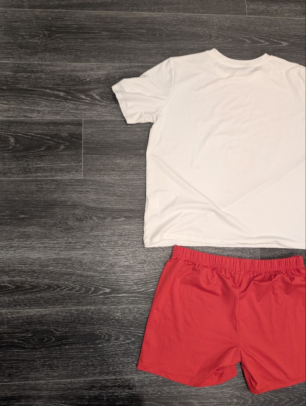 Simply Thick Women's White & Red Sleep Set - Picture 4 of 10